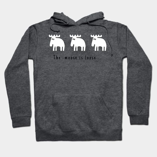 Spot a moose Hoodie by Aurealis